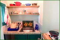 Kitchen of the Apart-Hotel DON ANTONIO - Sosua - Dominican Republic